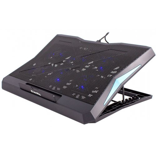 Підставка для ноутбука ColorWay Cooling Laptop Q3 (CW-CLQ3) Black купити в Україні: Київ, Львів, Хмельницький, Тернопіль, Івано-Франківськ | Низька ціна, відгуки, характеристики від TELEMART фото