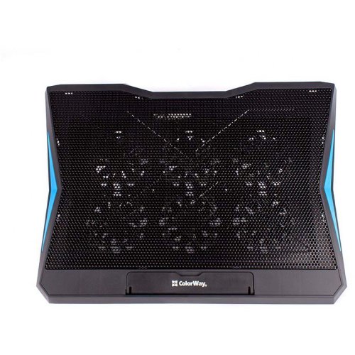 Підставка для ноутбука ColorWay Cooling Laptop Q3 (CW-CLQ3) Black купити в Україні: Київ, Львів, Хмельницький, Тернопіль, Івано-Франківськ | Низька ціна, відгуки, характеристики від TELEMART фото