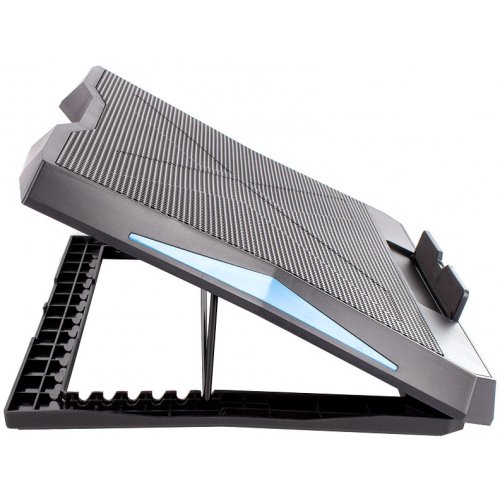 Підставка для ноутбука ColorWay Cooling Laptop Q3 (CW-CLQ3) Black купити в Україні: Київ, Львів, Хмельницький, Тернопіль, Івано-Франківськ | Низька ціна, відгуки, характеристики від TELEMART фото