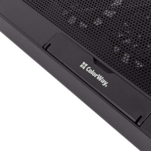 Підставка для ноутбука ColorWay Cooling Laptop Q3 (CW-CLQ3) Black купити в Україні: Київ, Львів, Хмельницький, Тернопіль, Івано-Франківськ | Низька ціна, відгуки, характеристики від TELEMART фото