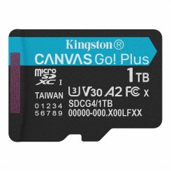 Карта пам'яті Kingston microSDXC Canvas Go! Plus G4 1TB Class 10 UHS-I U3 A2 V30 (SDCG4/1TBSP)