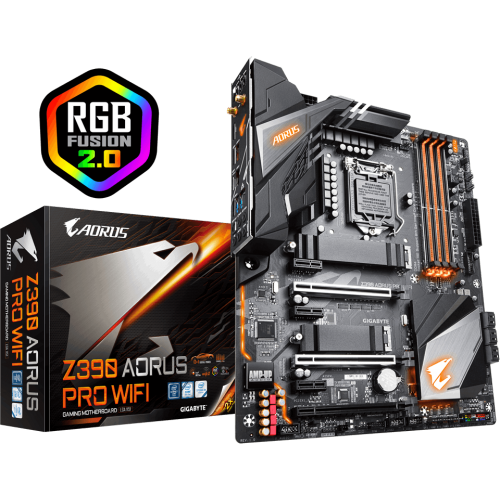 Материнська плата Gigabyte Z390 AORUS PRO WIFI (s1151-v2, Intel Z390) (Відновлено продавцем, 847722) купити в Україні: Київ, Львів, Хмельницький, Тернопіль, Івано-Франківськ | Перевірка сумісності, низька ціна, відгуки, характеристики від TELEMART фото