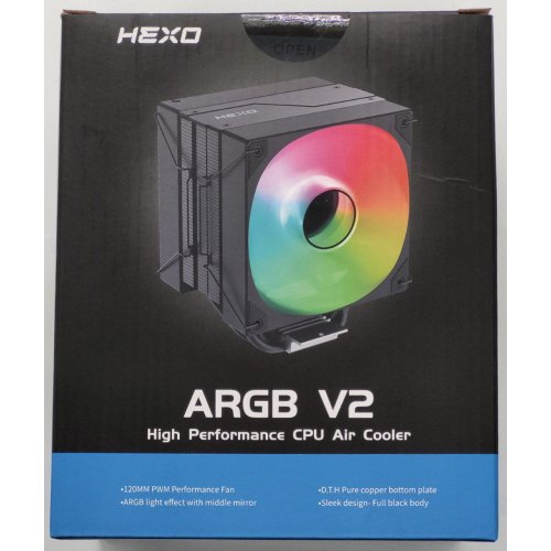 Кулер HEXO ARGB V2 (Восстановлено продавцом, 847965) купить в Украине: Киев, Днепр, Харьков, Одесса  | Проверка совместимости, низкая цена, отзывы, характеристики от TELEMART фото