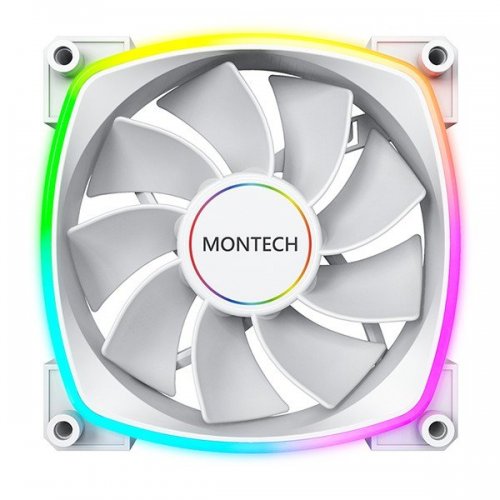 Уценка кулер для корпуса Montech RX140 PWM White (Вскрытая упаковка, 847992) купить в Украине: Киев, Днепр, Харьков, Одесса  | Проверка совместимости, низкая цена, отзывы, характеристики от TELEMART фото