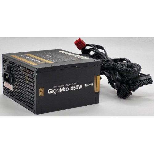 Блок живлення Zalman GigaMax GVII 650W (ZM650-GVII) (Відновлено продавцем, 848026) купити в Україні: Київ, Львів, Хмельницький, Тернопіль, Івано-Франківськ | Перевірка сумісності, низька ціна, відгуки, характеристики від TELEMART фото