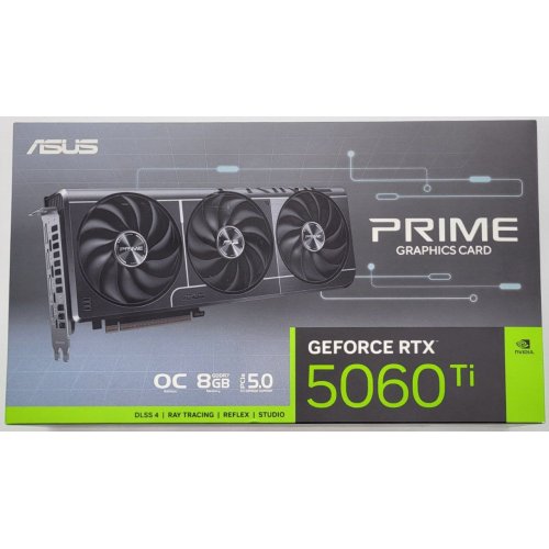 Видеокарта Asus PRIME GeForce RTX 5060 Ti OC 8192MB (PRIME-RTX5060TI-O8G) (Восстановлено продавцом, 848063) купить в Украине: Киев, Днепр, Харьков, Одесса  | Проверка совместимости, низкая цена, отзывы, характеристики от TELEMART фото