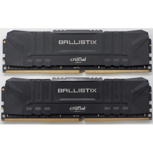 Озу Crucial DDR4 32GB (2x16GB) 3200Mhz Ballistix Black (BL2K16G32C16U4B) (Восстановлено продавцом, 848066) купить в Украине: Киев, Днепр, Харьков, Одесса  | Проверка совместимости, низкая цена, отзывы, характеристики от TELEMART фото