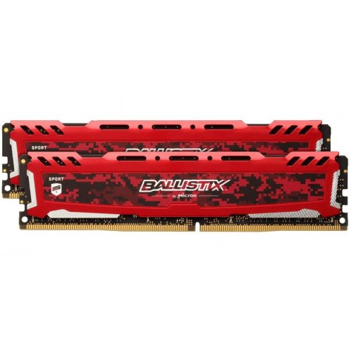 Озу Crucial DDR4 32GB (2x16GB) 3000Mhz Ballistix Sport LT Red (BLS2K16G4D30AESE) (Восстановлено продавцом, 848234) купить в Украине: Киев, Днепр, Харьков, Одесса  | Проверка совместимости, низкая цена, отзывы, характеристики от TELEMART фото