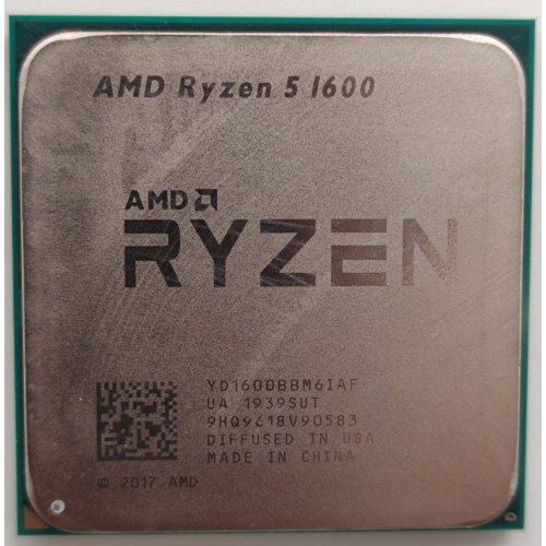 Процесор AMD Ryzen 5 1600 3.2(3.6)GHz sAM4 Box (YD1600BBAFBOX) (Відновлено продавцем, 848243) купити в Україні: Київ, Львів, Хмельницький, Тернопіль, Івано-Франківськ | Перевірка сумісності, низька ціна, відгуки, характеристики від TELEMART фото