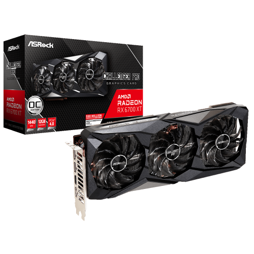 Видеокарта AsRock Radeon RX 6700 XT Challenger Pro OC 12288MB (RX6700XT CLP 12GO) (Восстановлено продавцом, 848244) купить в Украине: Киев, Днепр, Харьков, Одесса  | Проверка совместимости, низкая цена, отзывы, характеристики от TELEMART фото