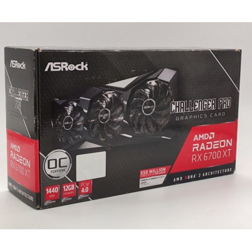 Видеокарта AsRock Radeon RX 6700 XT Challenger Pro OC 12288MB (RX6700XT CLP 12GO) (Восстановлено продавцом, 848244) купить в Украине: Киев, Днепр, Харьков, Одесса  | Проверка совместимости, низкая цена, отзывы, характеристики от TELEMART фото