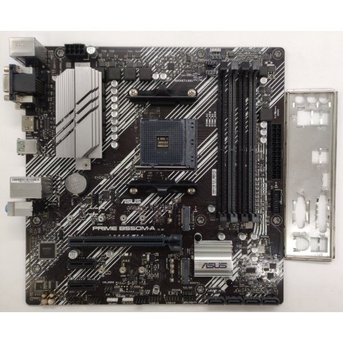 Материнська плата Asus PRIME B550M-A (sAM4, AMD B550) (Відновлено продавцем, 848248) купити в Україні: Київ, Львів, Хмельницький, Тернопіль, Івано-Франківськ | Перевірка сумісності, низька ціна, відгуки, характеристики від TELEMART фото