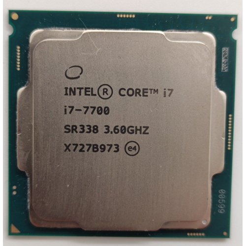 Процессор Intel Core i7-7700 3.6(4.2)GHz 8MB s1151 Tray (CM8067702868314) (Восстановлено продавцом, 848251) купить в Украине: Киев, Днепр, Харьков, Одесса  | Проверка совместимости, низкая цена, отзывы, характеристики от TELEMART фото
