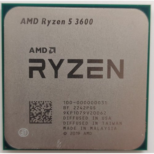 Процесор AMD Ryzen 5 3600 3.6(4.2)GHz 32MB sAM4 Tray (100-000000031) (Відновлено продавцем, 848256) купити в Україні: Київ, Львів, Хмельницький, Тернопіль, Івано-Франківськ | Перевірка сумісності, низька ціна, відгуки, характеристики від TELEMART фото