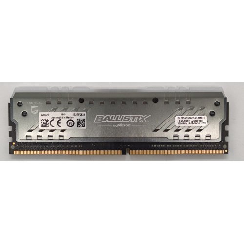 Озу Crucial DDR4 8GB 3200Mhz Ballistix Tactical Tracer RGB (BLT8G4D32AET4K) (Восстановлено продавцом, 848261) купить в Украине: Киев, Днепр, Харьков, Одесса  | Проверка совместимости, низкая цена, отзывы, характеристики от TELEMART фото