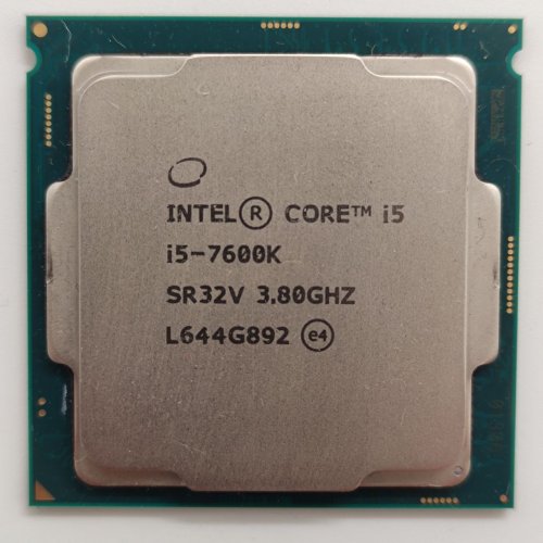 Процесор Intel Core i5-7600K 3.8(4.2)GHz 6MB s1151 Tray (CM8067702868219) (Відновлено продавцем, 848272) купити в Україні: Київ, Львів, Хмельницький, Тернопіль, Івано-Франківськ | Перевірка сумісності, низька ціна, відгуки, характеристики від TELEMART фото