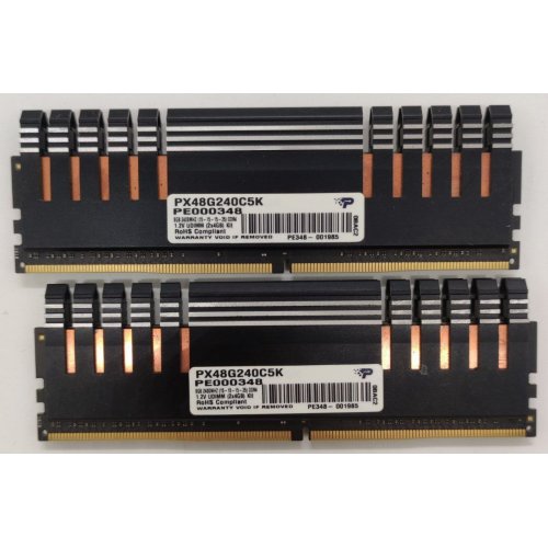 Озп Patriot DDR4 8GB (2x4GB) 2400Mhz Viper Xtreme (PX48G240C5K) (Відновлено продавцем, 848273) купити в Україні: Київ, Львів, Хмельницький, Тернопіль, Івано-Франківськ | Перевірка сумісності, низька ціна, відгуки, характеристики від TELEMART фото