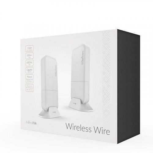 Купить Wi-Fi точка доступа MikroTik Wireless Wire (RBwAPG-60ad kit) White - цена в Харькове, Киеве, Днепре, Одессе
в интернет-магазине Telemart фото