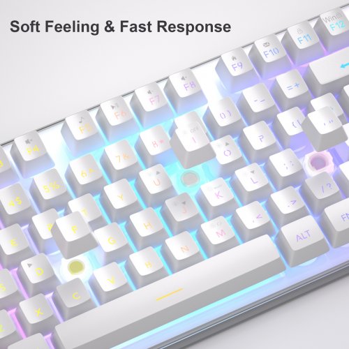 Комплект MageGee K1 Combo (6971969723870) White купить в Украине: Киев, Днепр, Харьков, Одесса  | Низкая цена, отзывы, характеристики от TELEMART фото