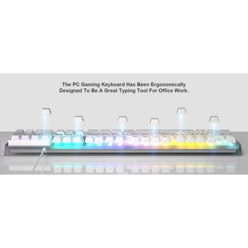 Комплект MageGee K1 Combo (6971969723870) White купить в Украине: Киев, Днепр, Харьков, Одесса  | Низкая цена, отзывы, характеристики от TELEMART фото