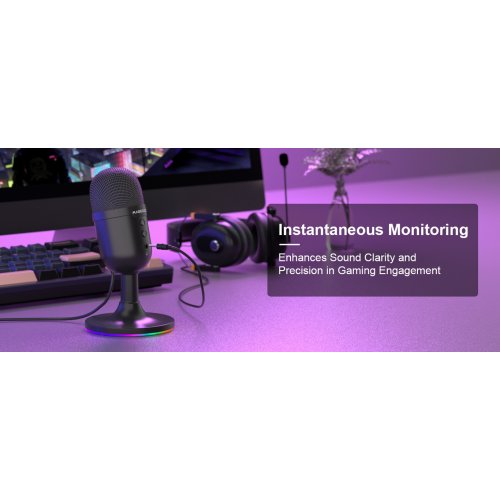 Микрофон MageGee Fantasy (6971969724518) Black купить в Украине: Киев, Днепр, Харьков, Одесса  | Низкая цена, отзывы, характеристики от TELEMART фото