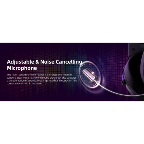 Наушники MageGee Wing (6971969724549) Black/Purple купить в Украине: Киев, Днепр, Харьков, Одесса  | Низкая цена, отзывы, характеристики от TELEMART фото