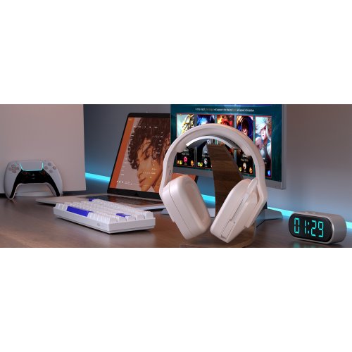 Навушники MageGee Whisper (6971969724488) Kaiki купити в Україні: Київ, Львів, Хмельницький, Тернопіль, Івано-Франківськ | Низька ціна, відгуки, характеристики від TELEMART фото