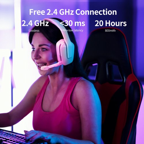 Навушники MageGee Whisper (6971969724488) Kaiki купити в Україні: Київ, Львів, Хмельницький, Тернопіль, Івано-Франківськ | Низька ціна, відгуки, характеристики від TELEMART фото