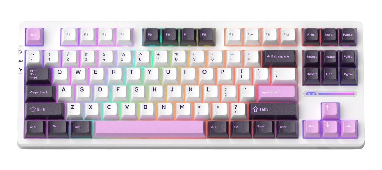 Клавіатура MageGee Light 87 RGB Ivory White Switch (6971969728745-UA ...