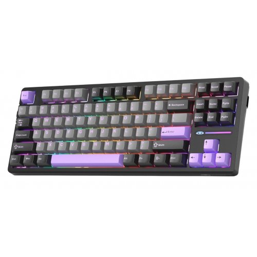 Клавиатура MageGee Light 87 RGB Blue Whale Switch Wireless (6971969728721) Dark Purple купить в Украине: Киев, Днепр, Харьков, Одесса  | Низкая цена, отзывы, характеристики от TELEMART фото