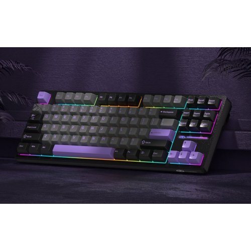 Клавиатура MageGee Light 87 RGB Blue Whale Switch Wireless (6971969728721) Dark Purple купить в Украине: Киев, Днепр, Харьков, Одесса  | Низкая цена, отзывы, характеристики от TELEMART фото