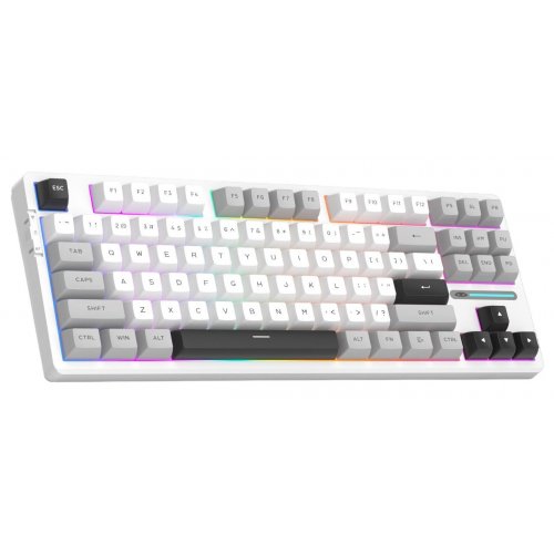 Клавиатура MageGee Light 87 RGB Blue Whale Switch Wireless (6971969728431) Star White купить в Украине: Киев, Днепр, Харьков, Одесса  | Низкая цена, отзывы, характеристики от TELEMART фото