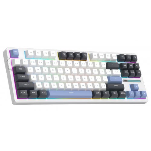 Клавиатура MageGee Light 87 RGB Ivory White Switch Wireless (6971969728424) Star Blue купить в Украине: Киев, Днепр, Харьков, Одесса  | Низкая цена, отзывы, характеристики от TELEMART фото