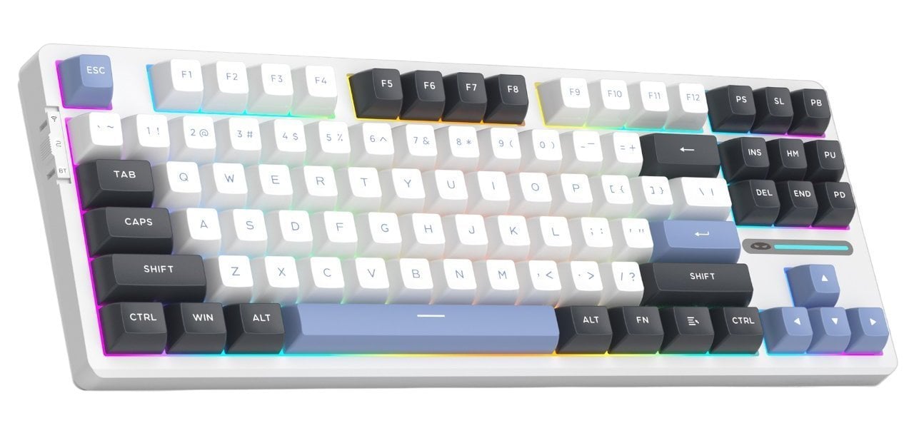 Клавиатура MageGee Light 87 RGB Ivory White Switch Wireless ...