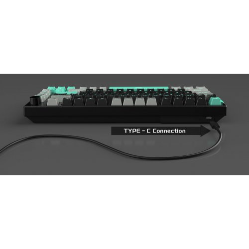 Клавиатура MageGee SKY 81 RGB Blue Whale Switch (6971969728172) Dark Elf купить в Украине: Киев, Днепр, Харьков, Одесса  | Низкая цена, отзывы, характеристики от TELEMART фото