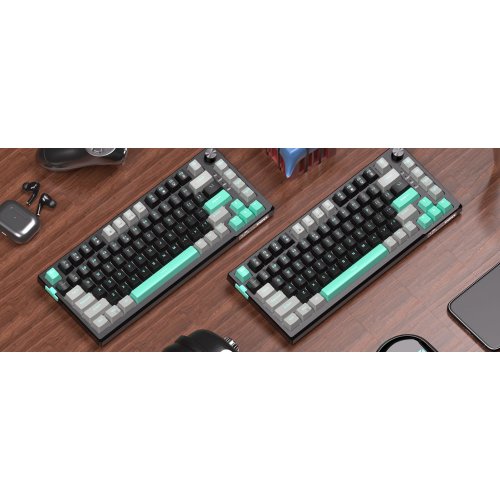 Клавиатура MageGee SKY 81 RGB Blue Whale Switch (6971969728172) Dark Elf купить в Украине: Киев, Днепр, Харьков, Одесса  | Низкая цена, отзывы, характеристики от TELEMART фото