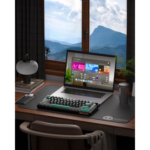 Клавиатура MageGee SKY 81 RGB Blue Whale Switch (6971969728172) Dark Elf купить в Украине: Киев, Днепр, Харьков, Одесса  | Низкая цена, отзывы, характеристики от TELEMART фото