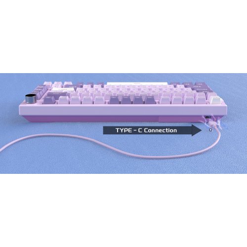 Клавиатура MageGee SKY 81 RGB Violet Switch (6971969727939) Violet купить в Украине: Киев, Днепр, Харьков, Одесса  | Низкая цена, отзывы, характеристики от TELEMART фото