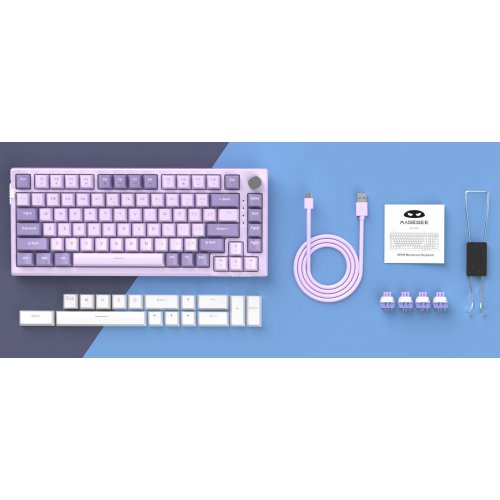 Клавиатура MageGee SKY 81 RGB Violet Switch (6971969727939) Violet купить в Украине: Киев, Днепр, Харьков, Одесса  | Низкая цена, отзывы, характеристики от TELEMART фото