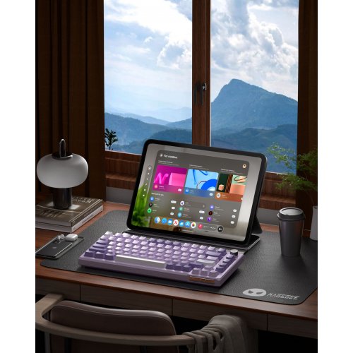Клавиатура MageGee SKY 81 RGB Violet Switch (6971969727939) Violet купить в Украине: Киев, Днепр, Харьков, Одесса  | Низкая цена, отзывы, характеристики от TELEMART фото