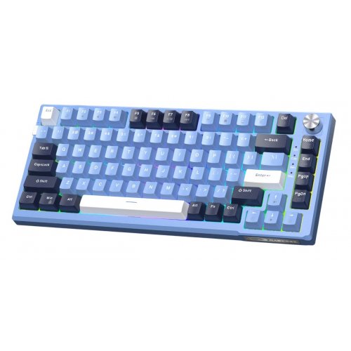 Клавиатура MageGee SKY 81 RGB Blue Whale Switch (6971969727922) Prussian Blue купить в Украине: Киев, Днепр, Харьков, Одесса  | Низкая цена, отзывы, характеристики от TELEMART фото