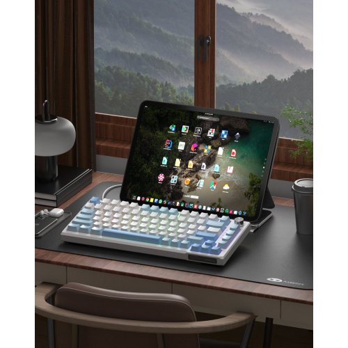 Клавиатура MageGee SKY 81 RGB Pink Bear Switch (6971969728844) Ice Sea Blue купить в Украине: Киев, Днепр, Харьков, Одесса  | Низкая цена, отзывы, характеристики от TELEMART фото