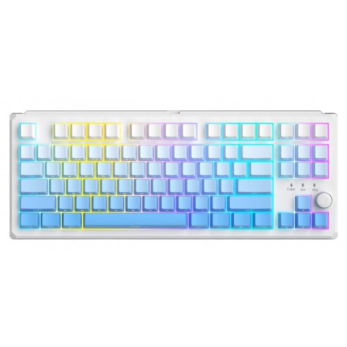Клавиатура MageGee SKY 87 RGB Blue Whale Switch Wireless (6971969728509) White/Blue Gradient купить в Украине: Киев, Днепр, Харьков, Одесса  | Низкая цена, отзывы, характеристики от TELEMART фото