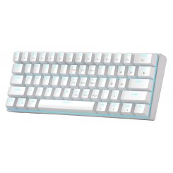 Клавиатура MageGee MK-Star 61 LED Red Switch (6971969720978) White