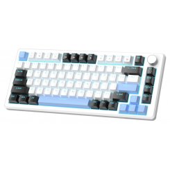 Клавиатура MageGee MK-Star 75 Brown Switch (6971969727953) Black/White/Blue