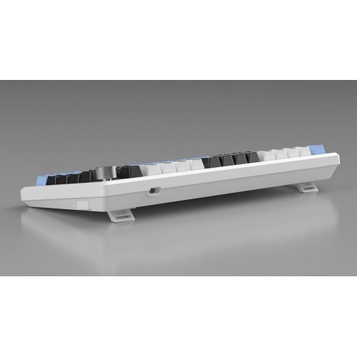 Клавиатура MageGee MK-Star 75 Brown Switch (6971969727953) Black/White/Blue купить в Украине: Киев, Днепр, Харьков, Одесса  | Низкая цена, отзывы, характеристики от TELEMART фото