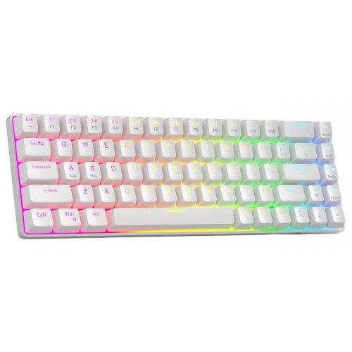 Клавиатура MageGee MK-BOX RGB Magnetic Amethyst Switch (6971969728653) White купить в Украине: Киев, Днепр, Харьков, Одесса  | Низкая цена, отзывы, характеристики от TELEMART фото