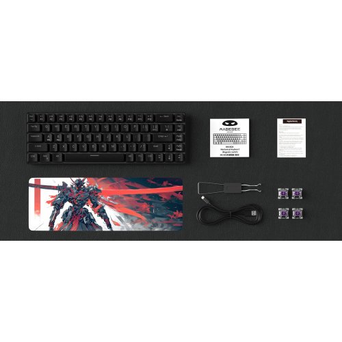 Клавиатура MageGee MK-BOX RGB Magnetic Amethyst Switch (6971969728646) Black купить в Украине: Киев, Днепр, Харьков, Одесса  | Низкая цена, отзывы, характеристики от TELEMART фото
