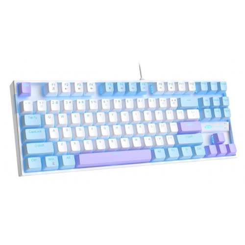 Клавиатура MageGee MK-STAR Red Switch (6971969721371) Blue/White купить в Украине: Киев, Днепр, Харьков, Одесса  | Низкая цена, отзывы, характеристики от TELEMART фото