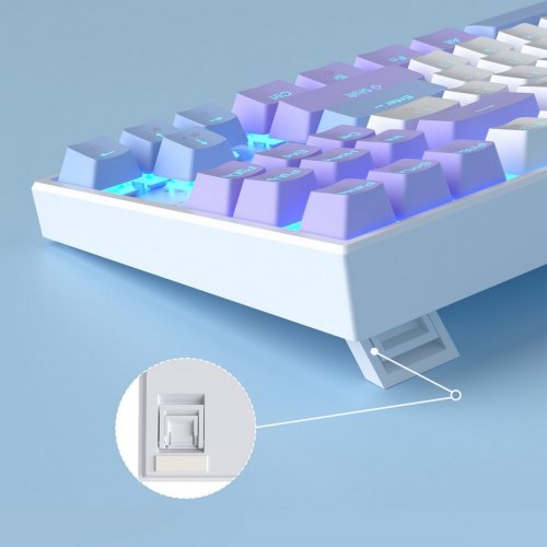 Клавиатура MageGee MK-STAR Red Switch (6971969728752) Lilac купить в Украине: Киев, Днепр, Харьков, Одесса  | Низкая цена, отзывы, характеристики от TELEMART фото